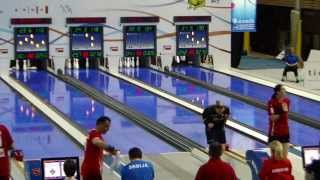 Ninepin Bowling World Championship 2014 semifinalLVaverkova 14 [upl. by Suez]