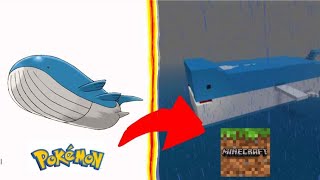 I built Wailord in Minecraft [upl. by Sinoda]