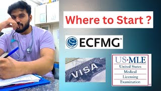 How to start with USMLE process  Details on ECFMG Registration USMLE application amp VISA [upl. by Anelys]