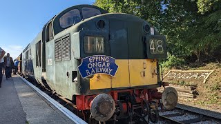 The Epping Ongar Railway Autumn Diesel Gala  170922 [upl. by Meldon119]