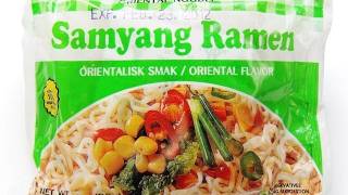 No4767 Samyang Ramen Korea Oriental Flavor [upl. by Yenreit]