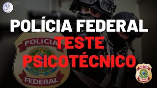 COMO FUNCIONA O TESTE PSICOTÉCNICO NA POLÍCIA FEDERAL [upl. by Fazeli]