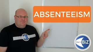 A level Business Revision  Absenteeism [upl. by Pond24]