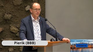 Pierik BBB quotWanneer is de WANHOOP van boeren GENOEG Er komen alleen NIEUWE maatregelen bijquot [upl. by Anaira]