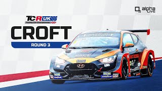 TCR UK LIVE  ROUND 3  CROFT CIRCUIT [upl. by Borlase]