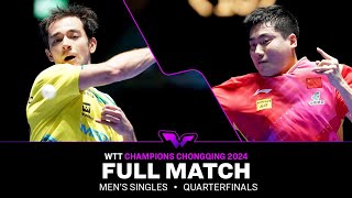 FULL MATCH  Hugo Calderano vs Liang Jingkun  MS QF  WTTChongqing 2024 [upl. by Seed360]