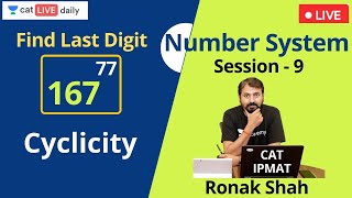 Number System for CAT amp IPMAT  Part 9  Remainder amp Cyclicity  Last Digit [upl. by Dorisa100]