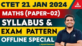 CTET Syllabus 202324  CTET Maths Syllabus amp Exam Pattern 202324 For Paper 2 [upl. by Laural]