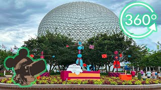 360º Stormy Day at EPCOT International Food amp Wine Festival 2024 [upl. by Ludvig283]