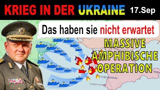 17SEPTEMBER DIE KRIM WACKELT  Ukrainer VERTREIBEN DIE RUSSEN VON DEN ÖLBOHRTÜRMEN  UkraineKrieg [upl. by Simeon]