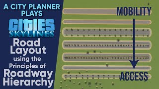 Road Layout using the Principles of Roadway Hierarchy No Mods [upl. by Naie478]