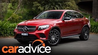 2017 MercedesBenz GLC Coupe Review  CarAdvice Drive [upl. by Ventura]