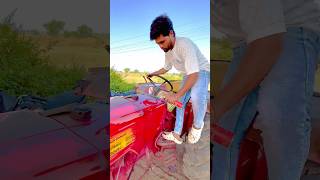 Mahindra Tractor per Spray paint 😲🚜shorts vlog youtubeshorts [upl. by Ancel99]