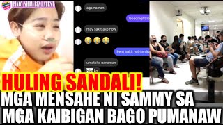 Sammy Manese may mga huling mensahe sa kaibigan bago ito Pumanaw Ang pinagdaanan niya NakakaSAD [upl. by Wilow]