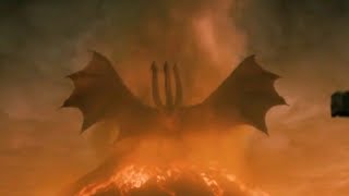 King Ghidorah Alpha Roar wakes other Titans [upl. by Eniamrahc712]