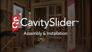 CS Cavity Slider Pocket Door Frame Assembly and Installation Instructions [upl. by Apgar]