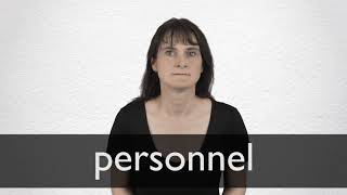 How to pronounce PERSONNEL in British English [upl. by Tewfik]