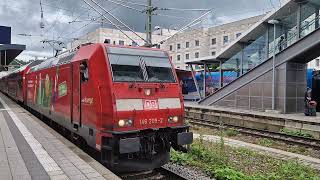 Abfahrt des Regionalexpress 4213 am 30052024 in Ulm Hbf [upl. by Basir253]