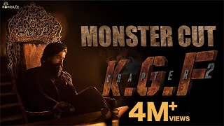 Monster Cut KGF Chapter 2  Yash  Prashanth Neel  Vijay Kiragandur  Sanjay Dutt  Hombale Films [upl. by Byers431]