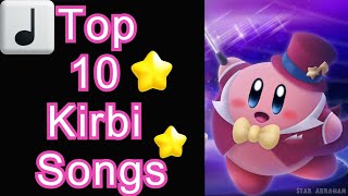 Top 10 Kirby Songs [upl. by Caine]