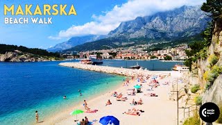 Makarska Croatia  4K Makarska riviera Walking Tour 2023 [upl. by Cooe]