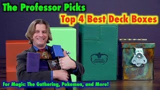 Top 4 Best Deck Boxes For Magic The Gathering Pokemon and Standard Sized Trading Card Games [upl. by Chatwin]