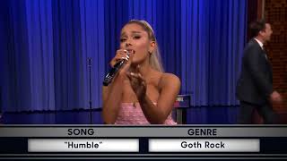 Musical Genre Challenge  Ariana Grande  Humble  Goth Rock [upl. by Hayashi]