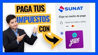 Como PAGAR IMPUESTOS con Yape  Pago de impuestos Sunat por internet 2023 [upl. by Aili]