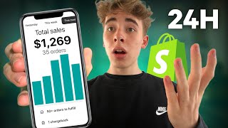 I Tried Shopify Dropshipping For 24H Realistic Results [upl. by Snashall222]