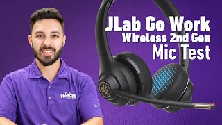 JLab Go Work 2nd Gen Mic Tests Vs Background Noise [upl. by Henrique]