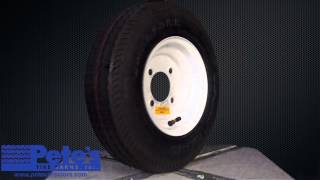 Carlisle Sport Trail Trailer Tire and Wheel 480x8 4 Lug [upl. by Togram670]