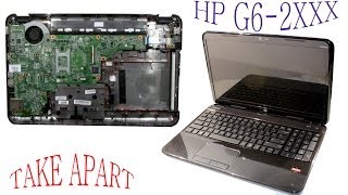 HP G62000 2013 2nd Generation  take apart and reassemble [upl. by Niko172]