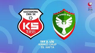 TFF 2 Lig Kırmızı Grup  GMG Kastamonuspor  Amed Sportif Faaliyetler [upl. by Oek]