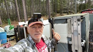 Grandpa Scrapping out of the back of my scrap trailer Loading for a trip to the scrapyard [upl. by Kenwood]