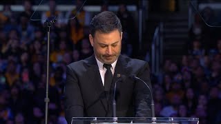 Jimmy Kimmel emotional speech at memorial for Kobe Bryant and Gianna Bryant [upl. by Piers382]