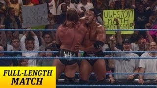 FULLLENGTH MATCH SmackDown  Triple H vs The Rock  WWE Championship [upl. by Scutt]