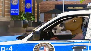 Theres A Horse On The Force  Police Simulator Patrol Officers [upl. by Akkin584]