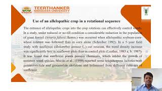 Allelopathy and its application for weed management [upl. by Allehcim]