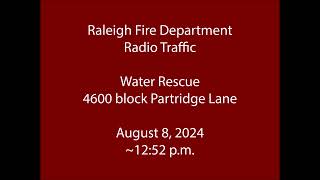 8824  Raleigh Fire  Partridge Lane  Radio Traffic [upl. by Schalles244]