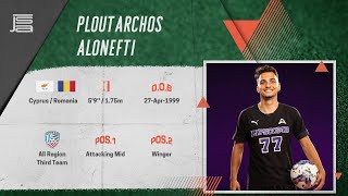 🇨🇾🇷🇴 Ploutarchos Alonefti  Lipscomb Bisons  All Region  Attacking MidWinger Highlights [upl. by Kilar]