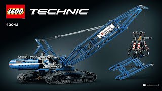 LEGO instructions  Technic  42042  Crawler Crane [upl. by Rothberg]