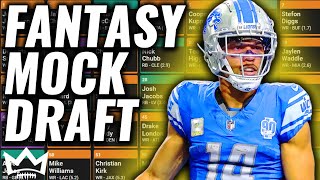 2024 Fantasy Football Mock Draft  12 Team  PPR Pick 7 [upl. by Nirehs]