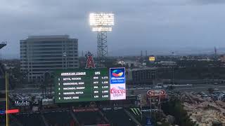 Angels starting lineup with calling all angels and enter sandman on halo honk night 5118 [upl. by Ober360]