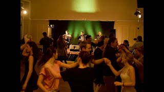 The Eightsome Reel Scottish Ceilidh Dance  HotScotch Ceilidh Band at Summerhall Edinburgh [upl. by Knighton]