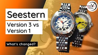 Whats Changed Seestern V3 Doxa SUB 300 Homage Comparison AliExpress Watch Review HWR [upl. by Carolina724]