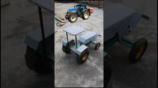 Making homemade electric tractor 🚜🚜dc remote rc big RKG [upl. by Lemuela]