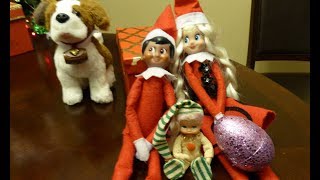 Elf on the Shelf Christmas Surprise eggs [upl. by Vasilek511]