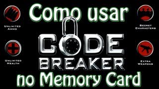 Usar Codebreaker direto do Memory Card PS2 [upl. by Eisseb510]