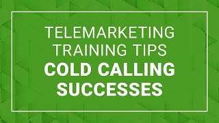 Telemarketing Training Tips  Cold Calling Success  Ford Saeks [upl. by Nahsar965]