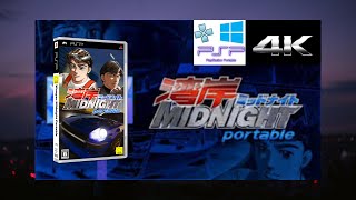 Wangan Midnight Portable PSP Gameplay 4K PPSSPP Emulator PC [upl. by Toogood485]